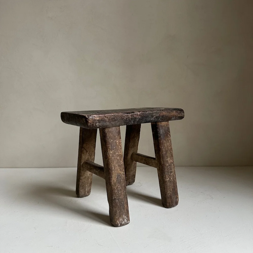 Vintage low stool hotsell